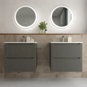 Varobath mueble de bano suspendido TOSCANA topo squadrato