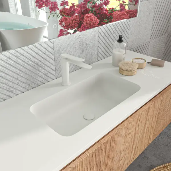 Mueble de baño BINARIO suspendido 3 cajones acabado CEMBRANO - Imagen 4