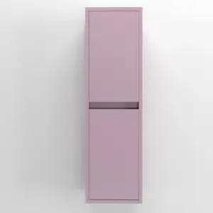 Columna de baño  CLAIRE 2 puertas suspendida 120 cm x 35 cm x 25 cm acabado VIOLETA