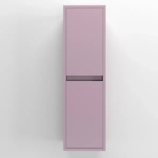Columna de baño  CLAIRE 2 puertas suspendida 120 cm x 35 cm x 25 cm acabado VIOLETA