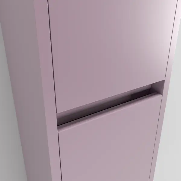 Columna de baño  CLAIRE 2 puertas suspendida 120 cm x 35 cm x 25 cm acabado VIOLETA - Imagen 3