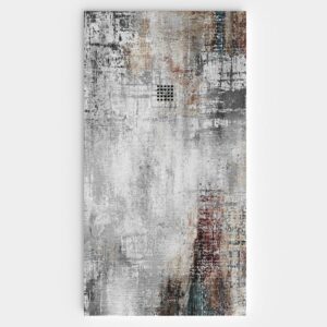 Plato de ducha resina textura pizarra Efecto Cemento Nube - antideslizante STONE 3D moderno