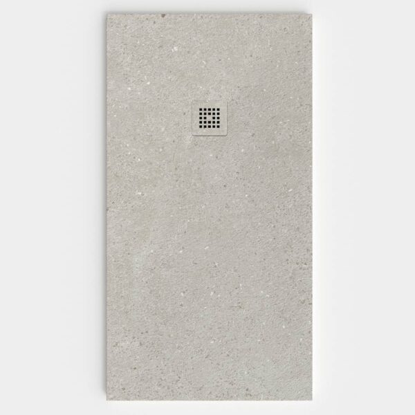 Plato de ducha resina textura pizarra Efecto Cemento Escandinavo  antideslizante STONE 3D moderno