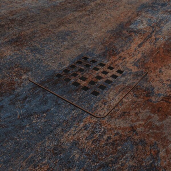 Plato de ducha resina textura pizarra Efecto Cemento Pure  antideslizante STONE 3D moderno - Imagen 2