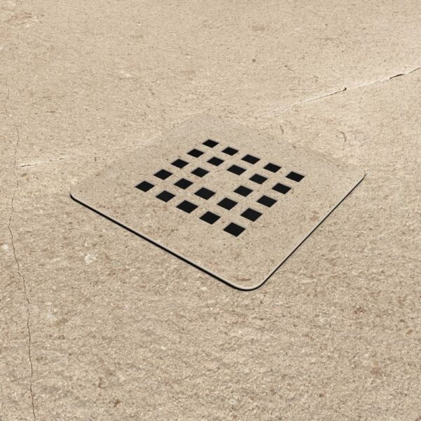 Plato de ducha resina textura pizarra Efecto Cemento Brush- antideslizante STONE 3D moderno - Imagen 2