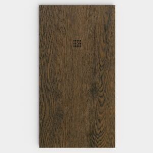 Plato de ducha resina textura pizarra acabado efecto Madera FUSTEL - antideslizante STONE 3D moderno