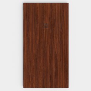 Plato de ducha resina textura pizarra acabado efecto Madera LUAR - antideslizante STONE 3D moderno