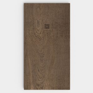 Plato de ducha resina textura pizarra acabado efecto Madera ZAMBRA - antideslizante STONE 3D moderno