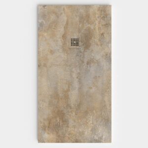 Plato de ducha resina textura pizarra Efecto Cemento ASPERO antideslizante STONE 3D moderno