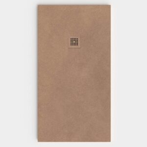 Plato de ducha resina textura pizarra Efecto Cemento BERLIN antideslizante STONE 3D moderno