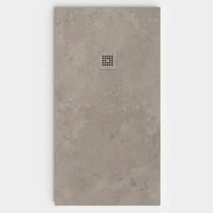 Plato de ducha resina textura pizarra Efecto Cemento BROOKLYN antideslizante STONE 3D moderno