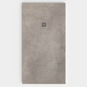 Plato de ducha resina textura pizarra Efecto Cemento BRUMA antideslizante STONE 3D moderno