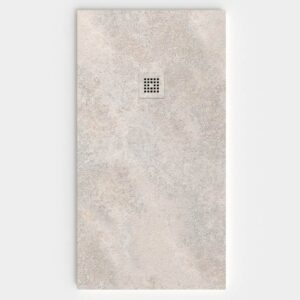 Plato de ducha resina textura pizarra Efecto Cemento CEMENTSTYLE antideslizante STONE 3D moderno