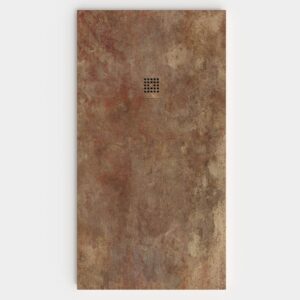 Plato de ducha resina textura pizarra Efecto Cemento CONCRETEBAY antideslizante STONE 3D moderno