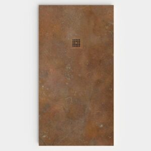 Plato de ducha resina textura pizarra Efecto Cemento CRUDO antideslizante STONE 3D moderno