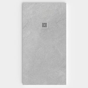 Plato de ducha resina textura pizarra Efecto Cemento GRANOFINO antideslizante STONE 3D moderno