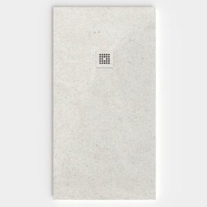 Plato de ducha resina textura pizarra Efecto Cemento INDUSTRILEK antideslizante STONE 3D moderno