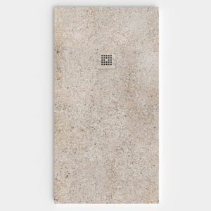 Plato de ducha resina textura pizarra Efecto Cemento MARSELLA antideslizante STONE 3D moderno