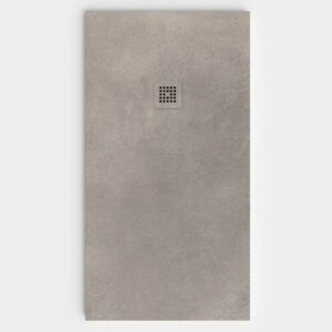 Plato de ducha resina textura pizarra Efecto Cemento MATIZ antideslizante STONE 3D moderno