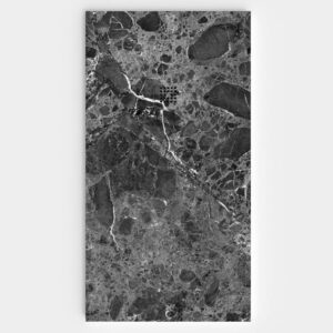 Plato de ducha resina textura pizarra. Efecto en Mármol VAREON - antideslizante STONE 3D moderno