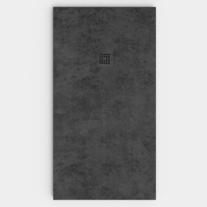 Plato de ducha resina textura pizarra Efecto Cemento MILAN antideslizante STONE 3D moderno