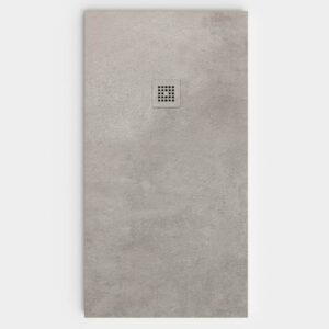 Plato de ducha resina textura pizarra Efecto Cemento NIEBLA antideslizante STONE 3D moderno