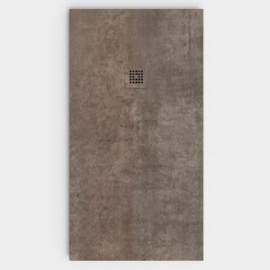 Plato de ducha resina textura pizarra Efecto Cemento NORDICO antideslizante STONE 3D moderno