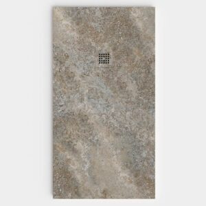 Plato de ducha resina textura pizarra Efecto Cemento OBRAGRIS antideslizante STONE 3D moderno