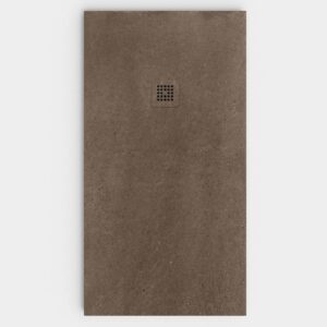 Plato de ducha resina textura pizarra Efecto Cemento PIEDRASECA antideslizante STONE 3D moderno