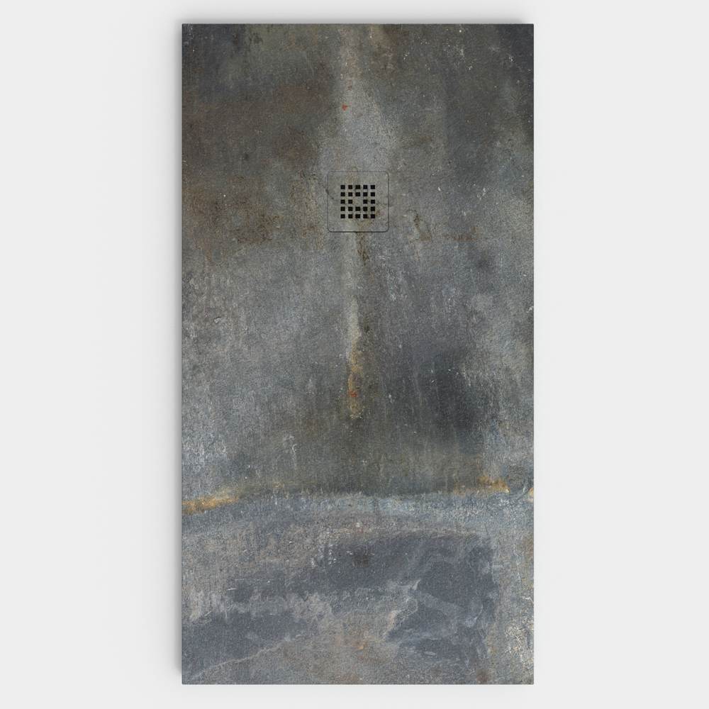 Plato de ducha resina textura pizarra Efecto Cemento RAWSTONE antideslizante STONE 3D moderno 1 Plato de ducha resina textura pizarra Efecto Cemento RAWSTONE antideslizante STONE 3D moderno