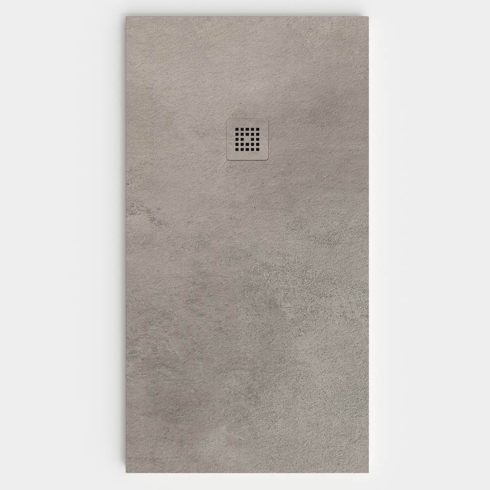 Plato de ducha resina textura pizarra Efecto Cemento SILENCIO antideslizante STONE 3D moderno 1 Plato de ducha resina textura pizarra Efecto Cemento SILENCIO antideslizante STONE 3D moderno