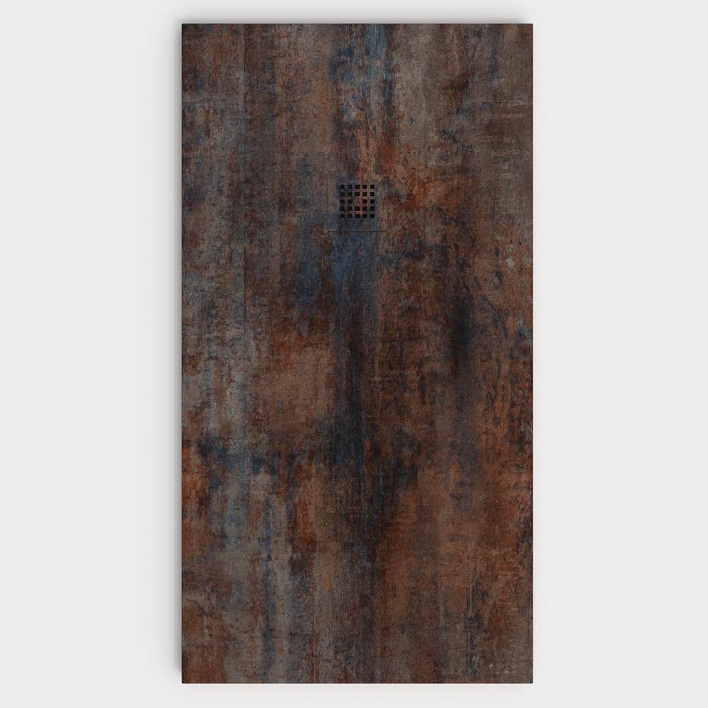 Plato de ducha resina textura pizarra Efecto Cemento SOLIDES antideslizante STONE 3D moderno 1 Plato de ducha resina textura pizarra Efecto Cemento SOLIDES antideslizante STONE 3D moderno