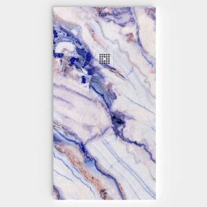 Plato de ducha resina textura pizarra. Efecto en Mármol THORELL - antideslizante STONE 3D moderno