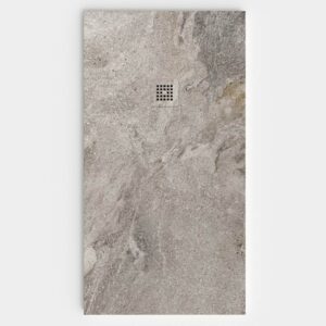Plato de ducha resina textura pizarra. Efecto en Mármol NOREX - antideslizante STONE 3D moderno