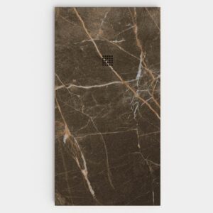 Plato de ducha resina textura pizarra. Efecto en Mármol GLAVION - antideslizante STONE 3D moderno