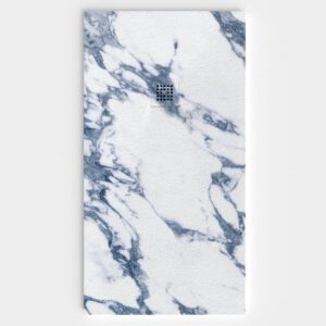 Plato de ducha resina textura pizarra. Efecto en Mármol CRONELLE - antideslizante STONE 3D moderno