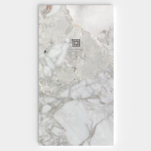 Plato de ducha resina textura pizarra. Efecto en Mármol BRYALLA - antideslizante STONE 3D moderno