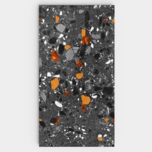 Plato de ducha efecto Terrazo CRELLIA - antideslizante STONE 3D moderno