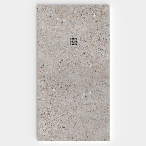 Plato de ducha efecto Terrazo TERVEXA - antideslizante STONE 3D moderno