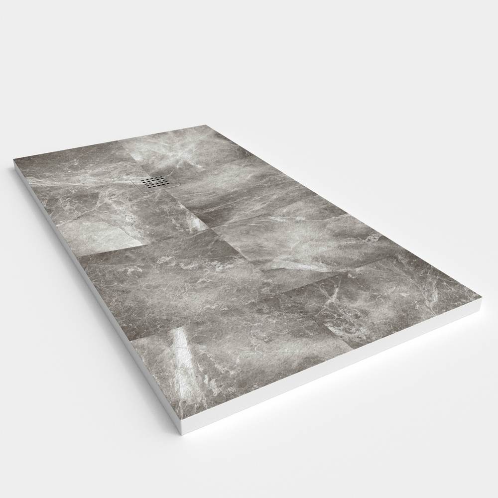 Plato de ducha resina textura pizarra. Efecto en Mármol VEONEL - antideslizante STONE 3D moderno 2 Plato de ducha resina textura pizarra. Efecto en Mármol VEONEL - antideslizante STONE 3D moderno - Imagen 2