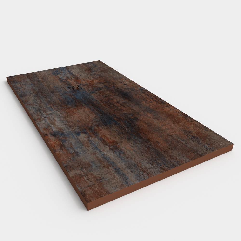 Plato de ducha resina textura pizarra Efecto Cemento SOLIDES antideslizante STONE 3D moderno 2 Plato de ducha resina textura pizarra Efecto Cemento SOLIDES antideslizante STONE 3D moderno - Imagen 2