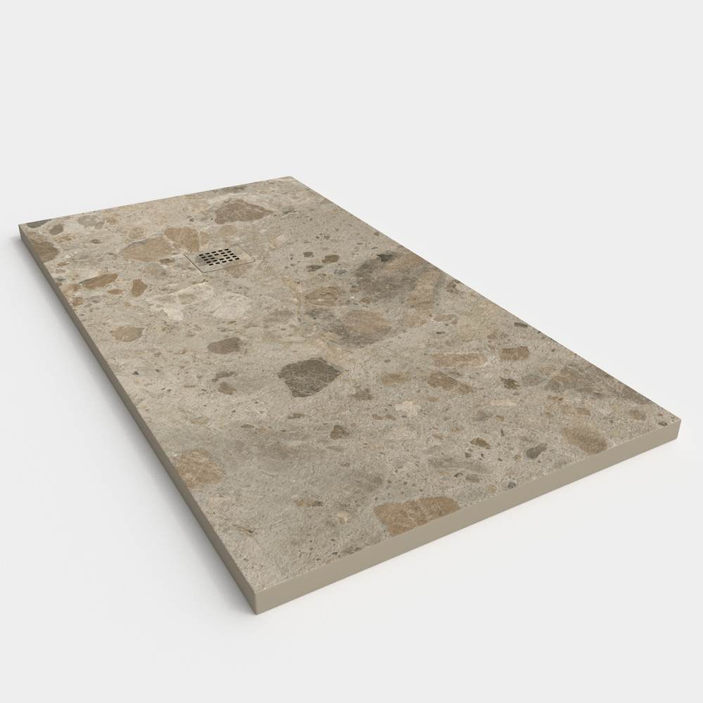 Plato de ducha resina textura pizarra. Efecto en Mármol ZARYNTH - antideslizante STONE 3D moderno 2 Plato de ducha resina textura pizarra. Efecto en Mármol ZARYNTH - antideslizante STONE 3D moderno - Imagen 2