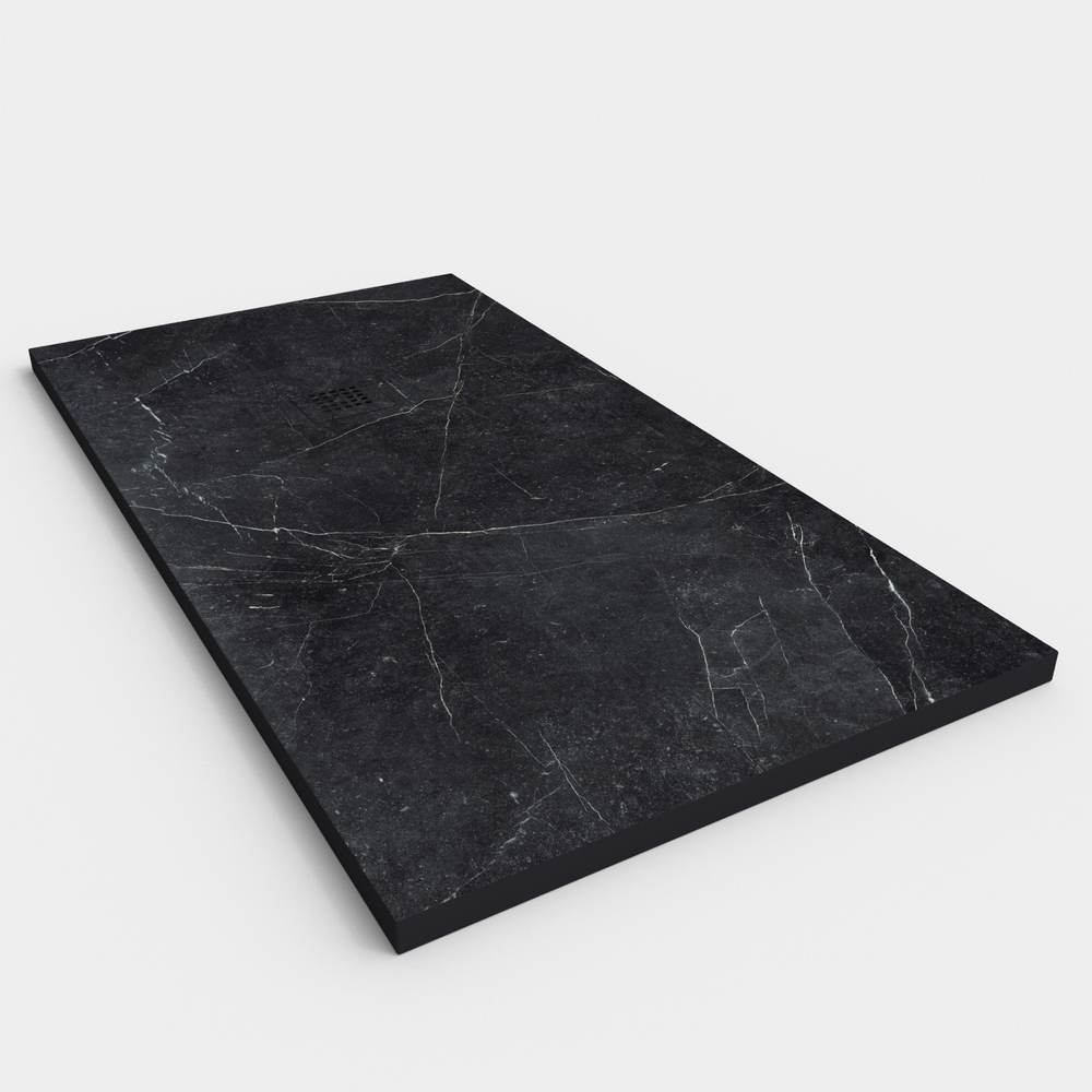 Plato de ducha resina textura pizarra. Efecto en Mármol VOLNITH - antideslizante STONE 3D moderno 2 Plato de ducha resina textura pizarra. Efecto en Mármol VOLNITH - antideslizante STONE 3D moderno - Imagen 2