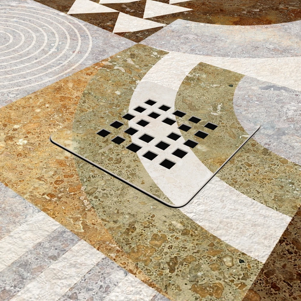 Plato de ducha resina textura pizarra. Efecto en Hidráulico ACADIA - antideslizante STONE 3D moderno 3 Plato de ducha resina textura pizarra. Efecto en Hidráulico ACADIA - antideslizante STONE 3D moderno - Imagen 3