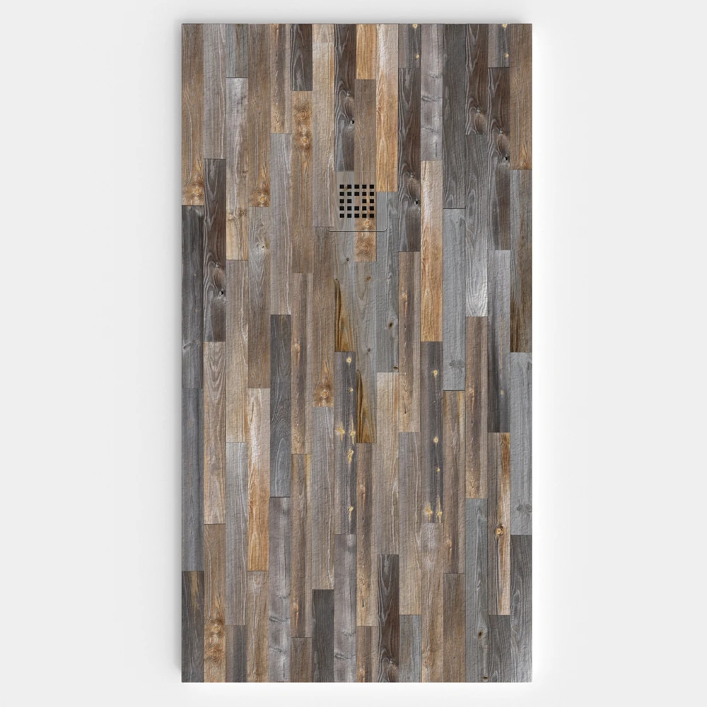 Plato de ducha resina textura pizarra acabado efecto Madera CHAMOIX - antideslizante STONE 3D moderno 1 Plato de ducha resina textura pizarra acabado efecto Madera CHAMOIX - antideslizante STONE 3D moderno