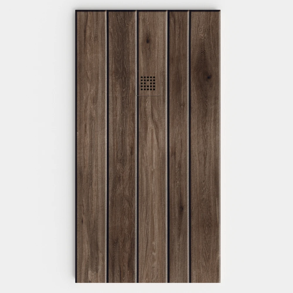 Plato de ducha resina textura pizarra acabado efecto Madera CORDA - antideslizante STONE 3D moderno 1 Plato de ducha resina textura pizarra acabado efecto Madera CORDA - antideslizante STONE 3D moderno