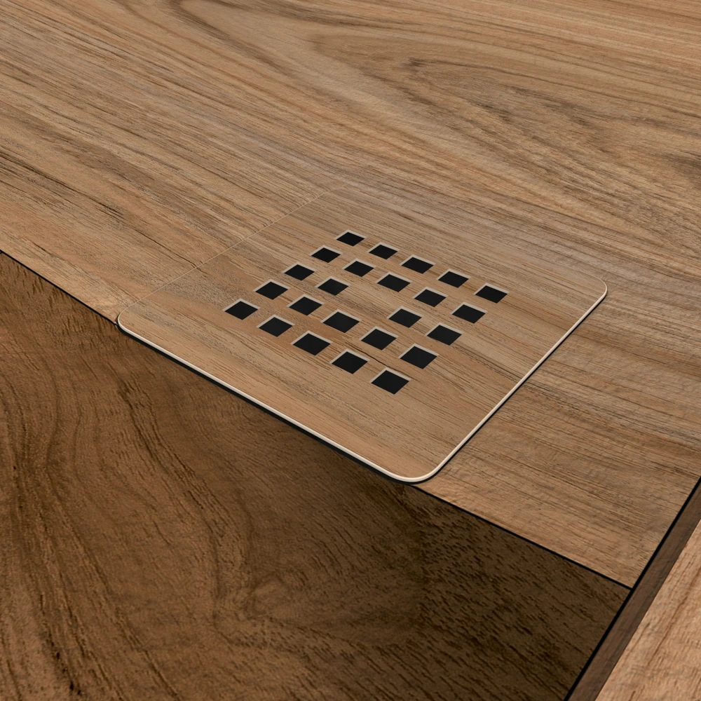 Plato de ducha resina textura pizarra acabado efecto Madera ELM - antideslizante STONE 3D moderno 3 Plato de ducha resina textura pizarra acabado efecto Madera ELM - antideslizante STONE 3D moderno - Imagen 3