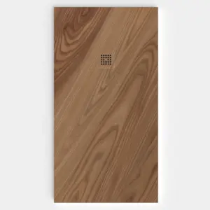 Plato de ducha resina textura pizarra acabado efecto Madera FORAST GRAIN - antideslizante STONE 3D moderno