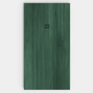 Plato de ducha resina textura pizarra acabado efecto Madera GREENVILLE - antideslizante STONE 3D moderno