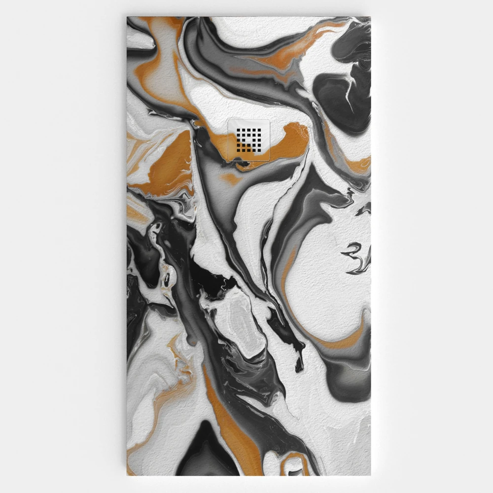 Plato de ducha resina textura pizarra. Efecto en Mármol MAPI - antideslizante STONE 3D moderno 1 Plato de ducha resina textura pizarra. Efecto en Mármol MAPI - antideslizante STONE 3D moderno